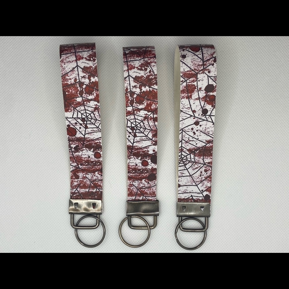 Fux leather keychains
